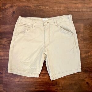 Mutual Weave The Walking Chino Shorts Beige Men’s Size 32